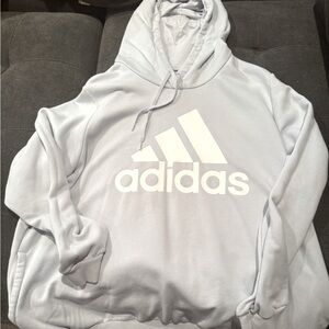 Adidas Light Gray Hoodie